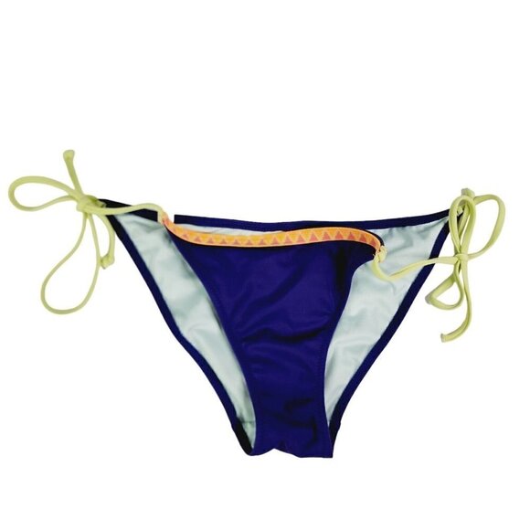 Victoria Secret Purple The Teeny Bikini Swim Bottoms Side Tie Size Small - Picture 1 of 8